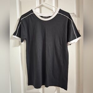 Black and White Men's Shirt